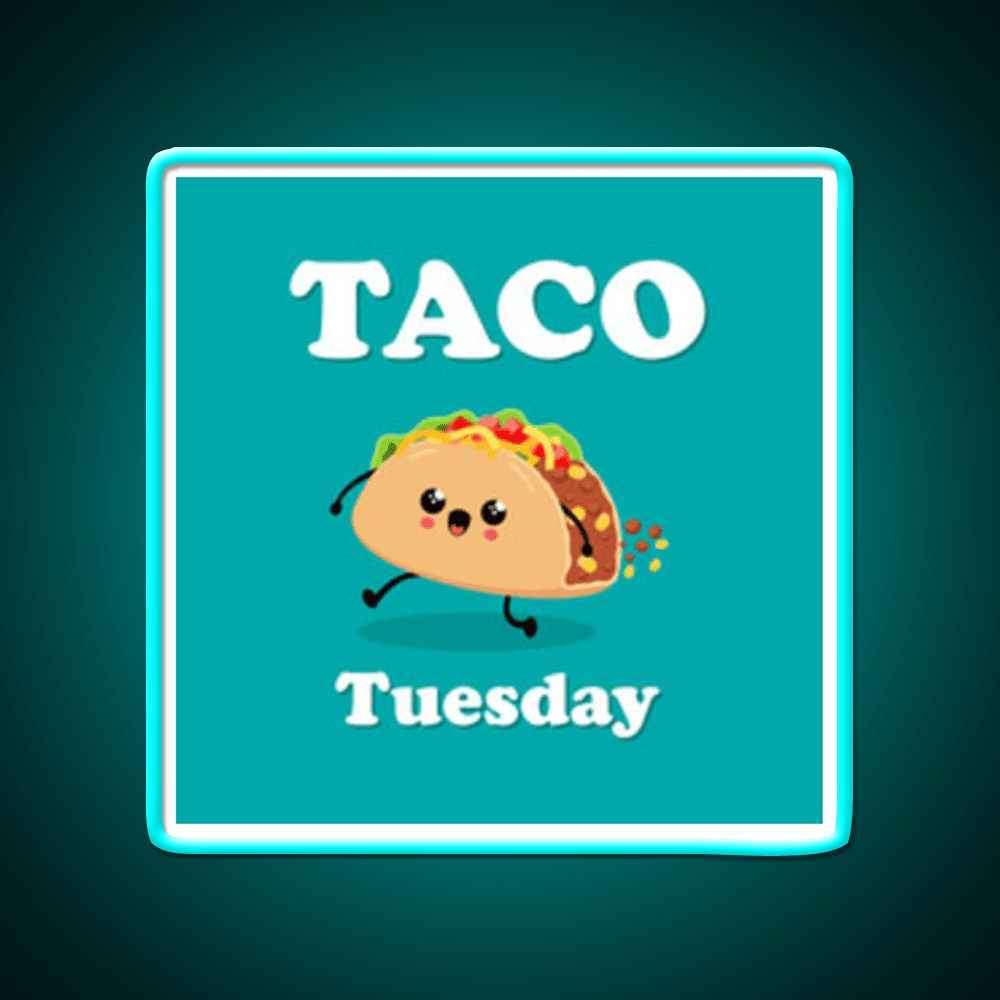 Taco Tuesday Taco Led Neon Sign Mexican Food Sign Rgb Color - Shineneon