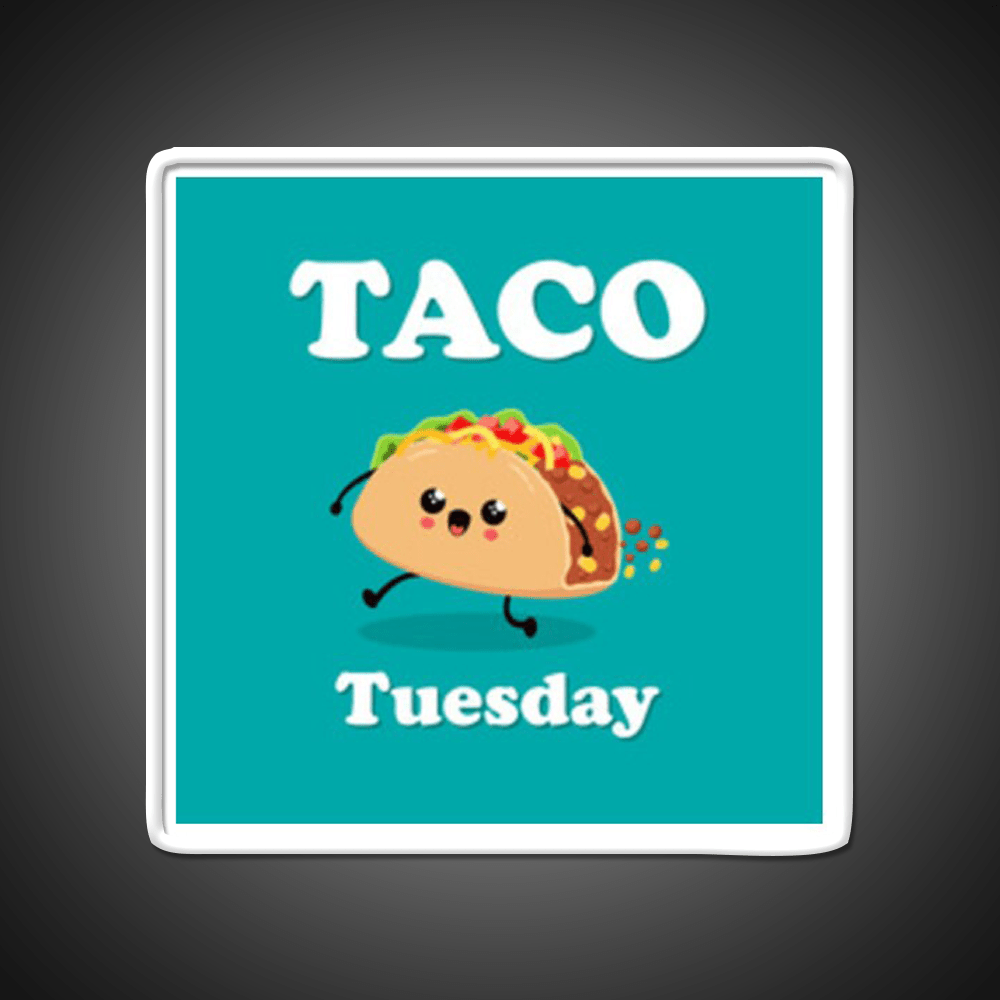 Taco Tuesday Taco Led Neon Sign Mexican Food Sign Rgb Color - Shineneon