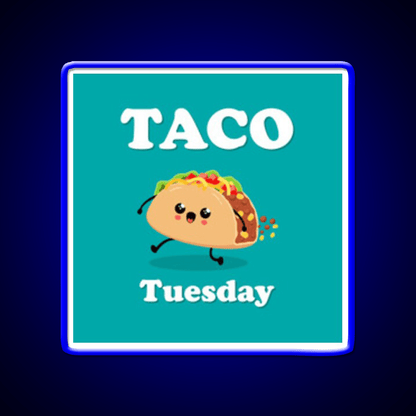 Taco Tuesday Taco Led Neon Sign Mexican Food Sign Rgb Color - Shineneon