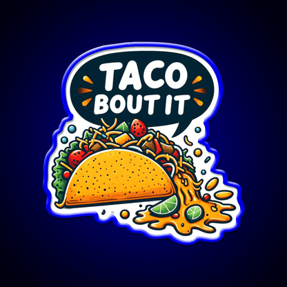 Taco Tuesday Taco Lover Fast Food Led Neon Sign For Burger Place Rgb Color - Shineneon