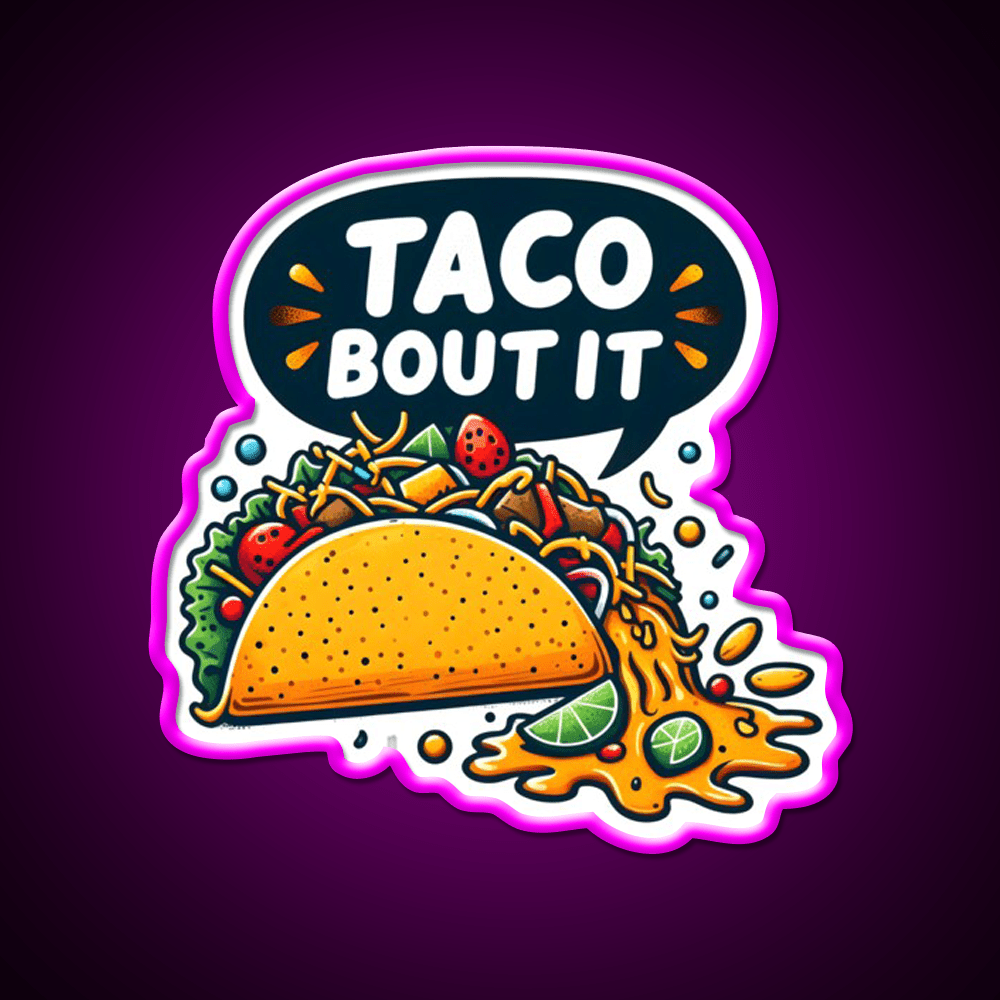 Taco Tuesday Taco Lover Fast Food Led Neon Sign For Burger Place Rgb Color - Shineneon