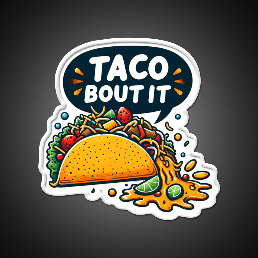 Taco Tuesday Taco Lover Fast Food Led Neon Sign For Burger Place Rgb Color - Shineneon