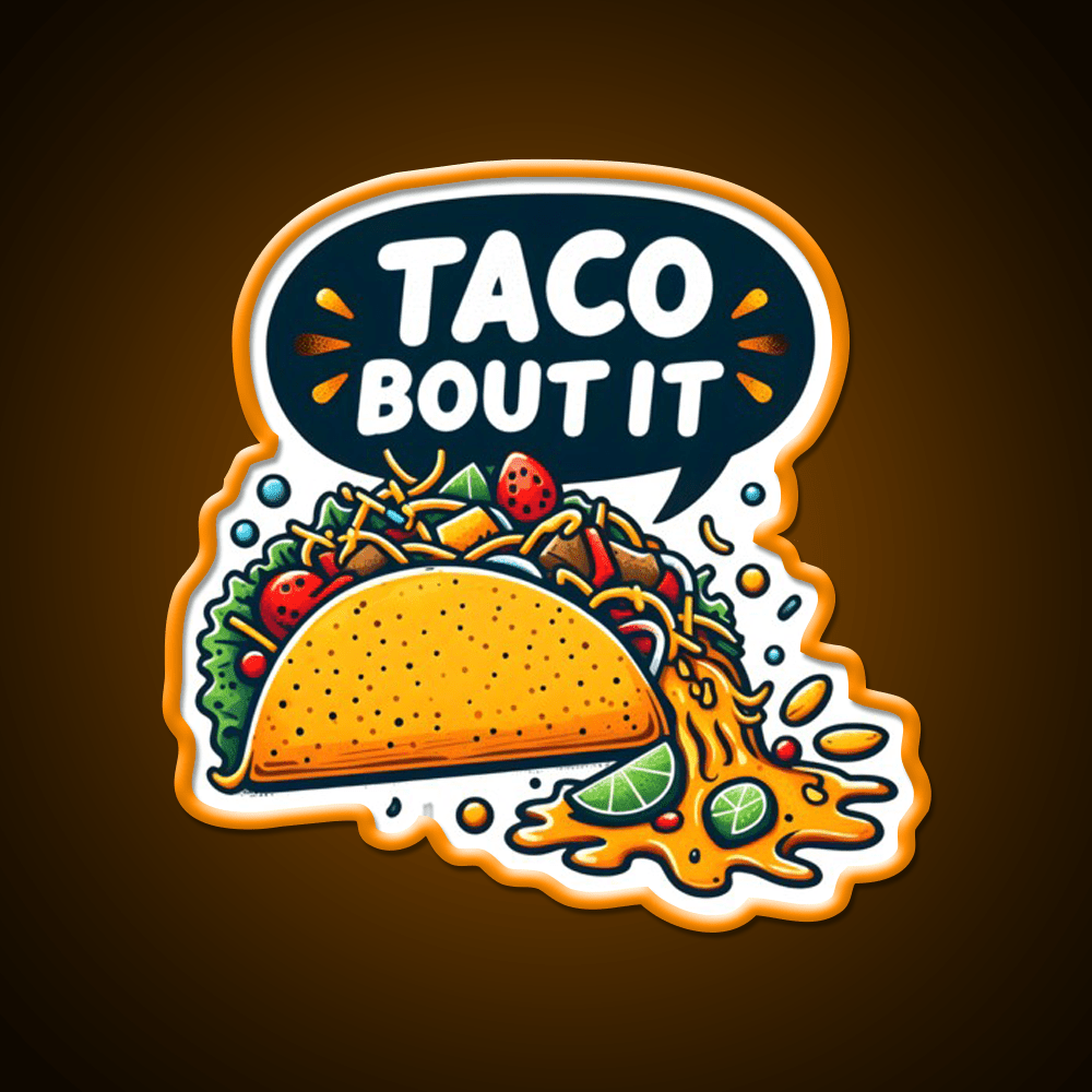 Taco Tuesday Taco Lover Fast Food Led Neon Sign For Burger Place Rgb Color - Shineneon