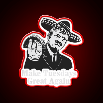 Taco Tuesdays Are Great Taco Led Neon Sign Mexican Food Sign Rgb Color - Shineneon