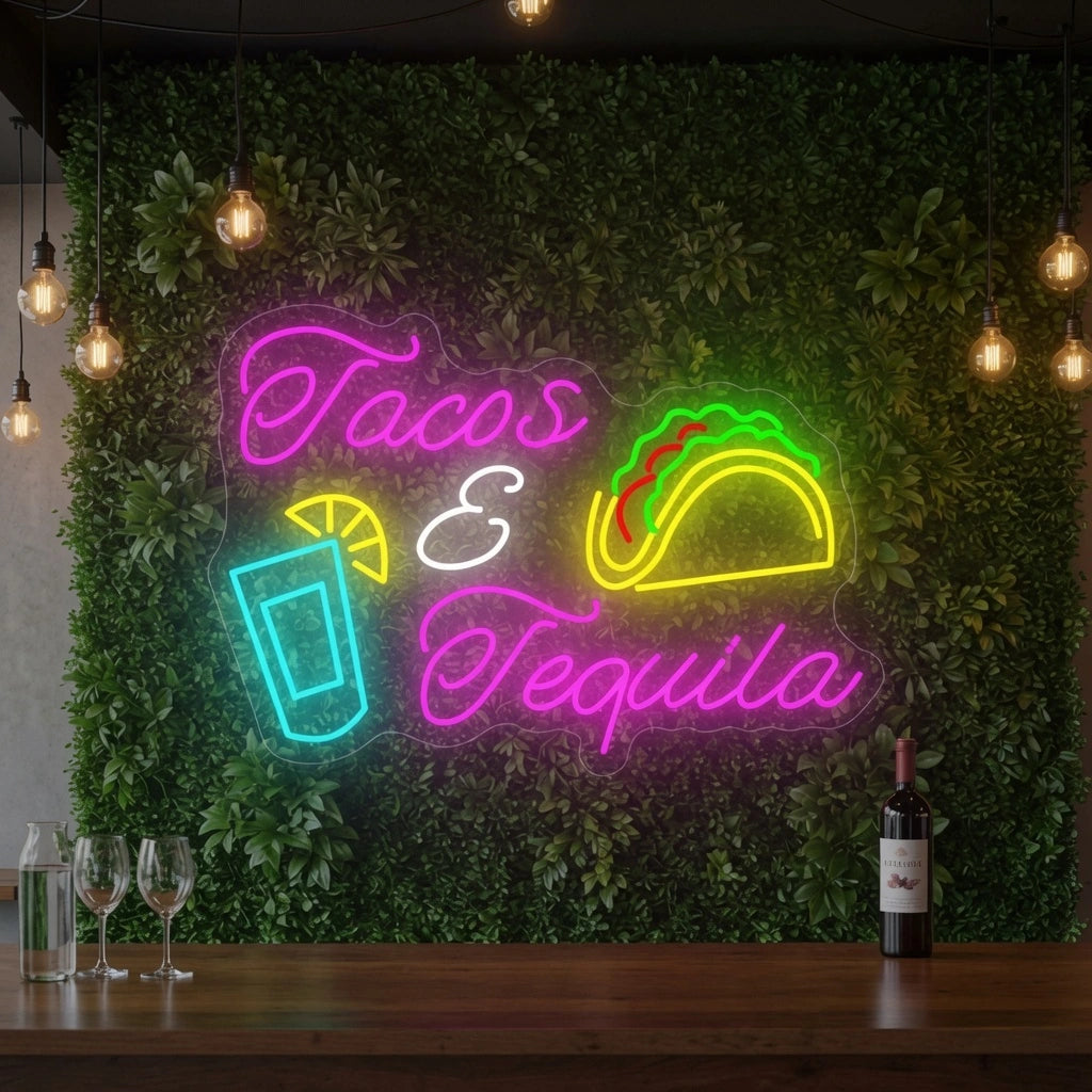 Tacos And Tequila LED Neon Sign - 01 Original Product Image