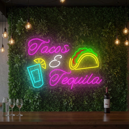 Tacos And Tequila LED Neon Sign - 01 Original Product Image