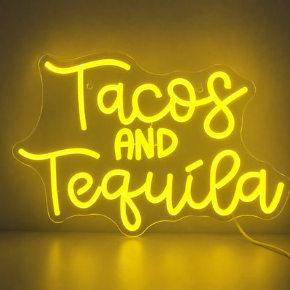Tacos And Tequila Neon Sign LED Neon Sign main product image