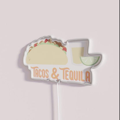 Tacos And Tequila Rgb Led Neon Sign - Shineneon