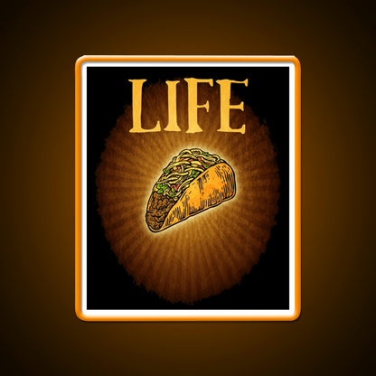 Tacos Are Life Taco Led Neon Sign Mexican Food Sign Rgb Color - Shineneon