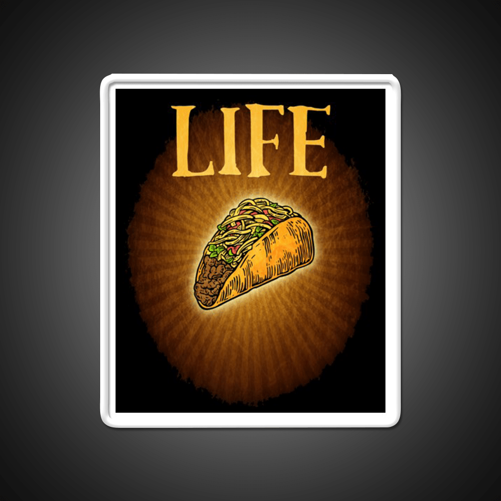Tacos Are Life Taco Led Neon Sign Mexican Food Sign Rgb Color - Shineneon