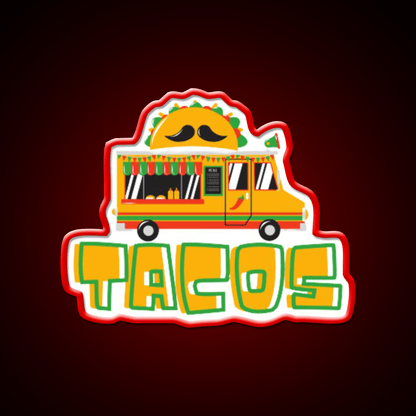 Tacos Are Self Care Taco Led Neon Sign Mexican Food Sign Rgb Color - Shineneon
