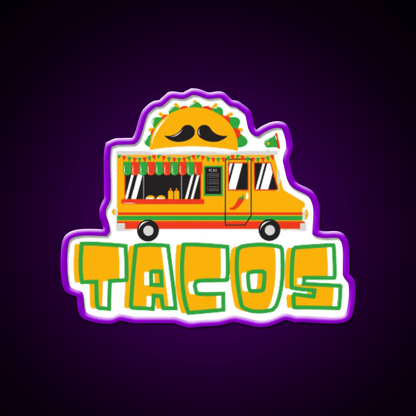 Tacos Are Self Care Taco Led Neon Sign Mexican Food Sign Rgb Color - Shineneon