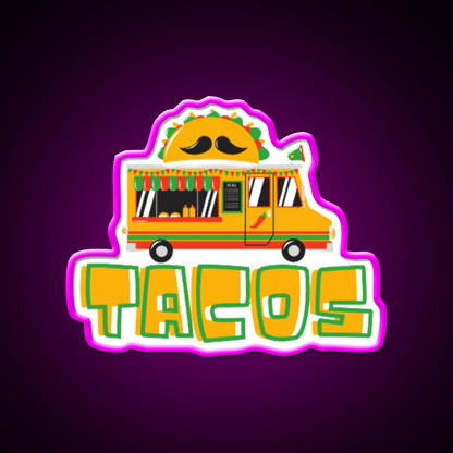 Tacos Are Self Care Taco Led Neon Sign Mexican Food Sign Rgb Color - Shineneon