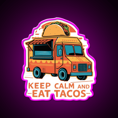 Tacos Car Taco Led Neon Sign Mexican Food Sign Rgb Color - Shineneon