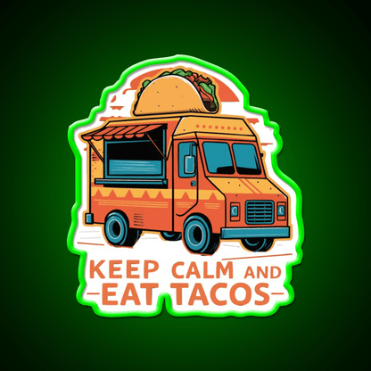 Tacos Car Taco Led Neon Sign Mexican Food Sign Rgb Color - Shineneon