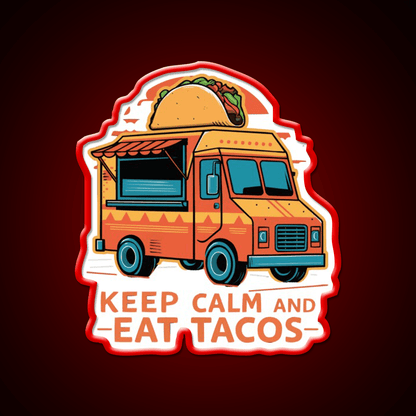 Tacos Car Taco Led Neon Sign Mexican Food Sign Rgb Color - Shineneon