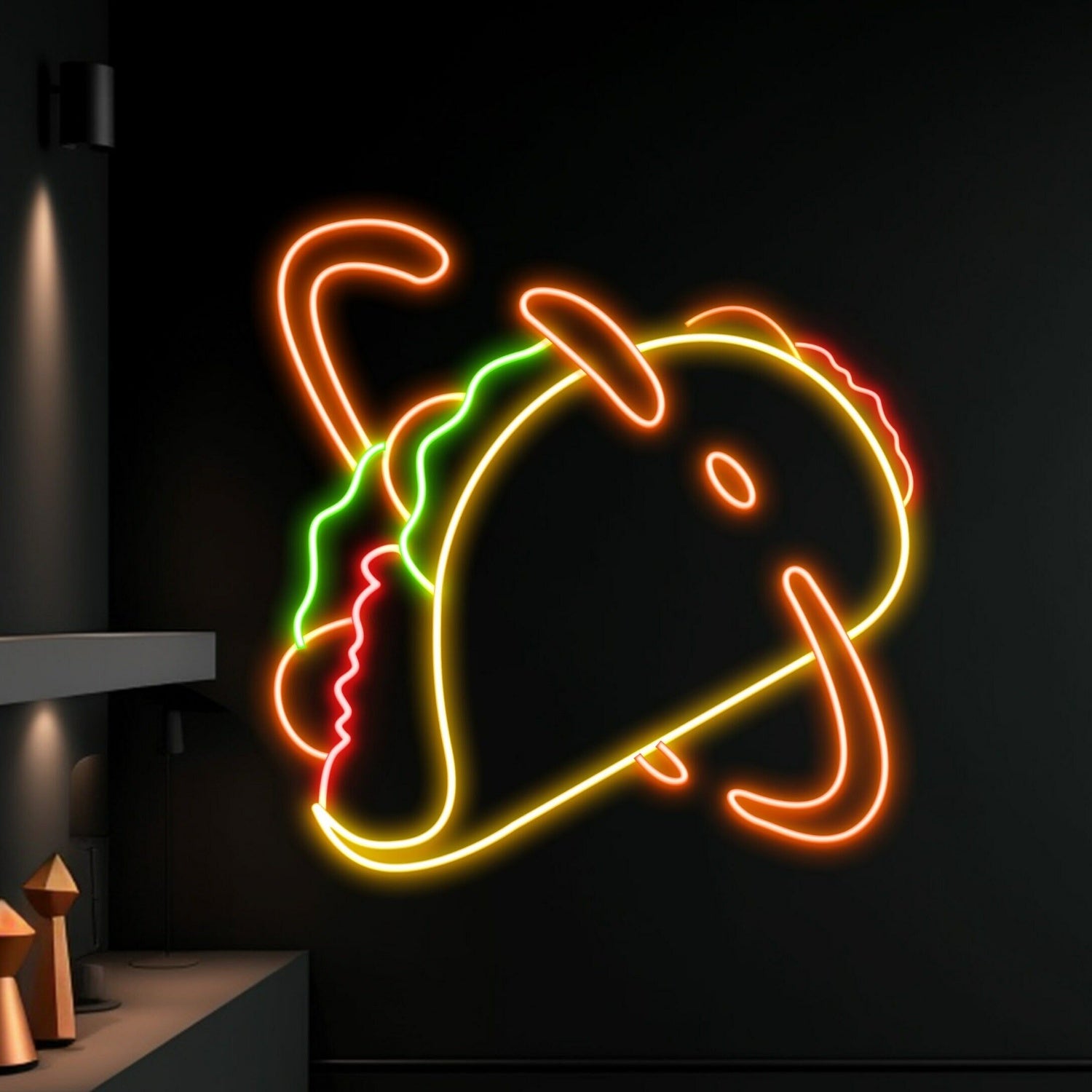 Tacos Led Neon Sign Tacos Led Sign Tacos Neon Light Custom Tacos Led Light | Shineneon