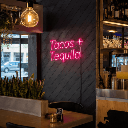 Tacos + Tequila LED Neon Sign - Shineneon