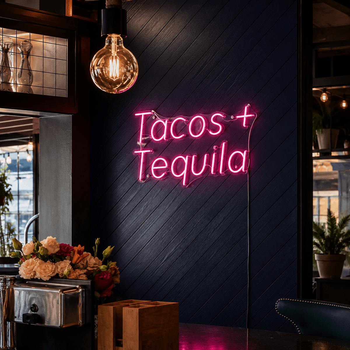 Tacos + Tequila LED Neon Sign - Shineneon