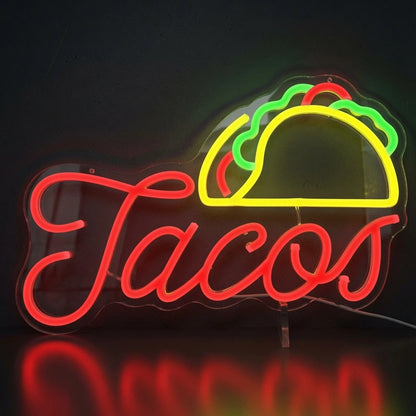 Tacos Wall Decor LED Neon Sign - 01 Original Product Image