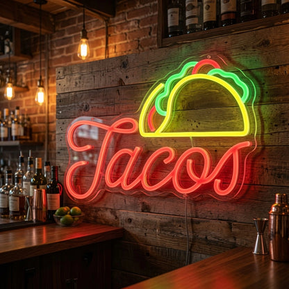 Tacos Wall Decor LED Neon Sign - 02 High-Converting Product Image