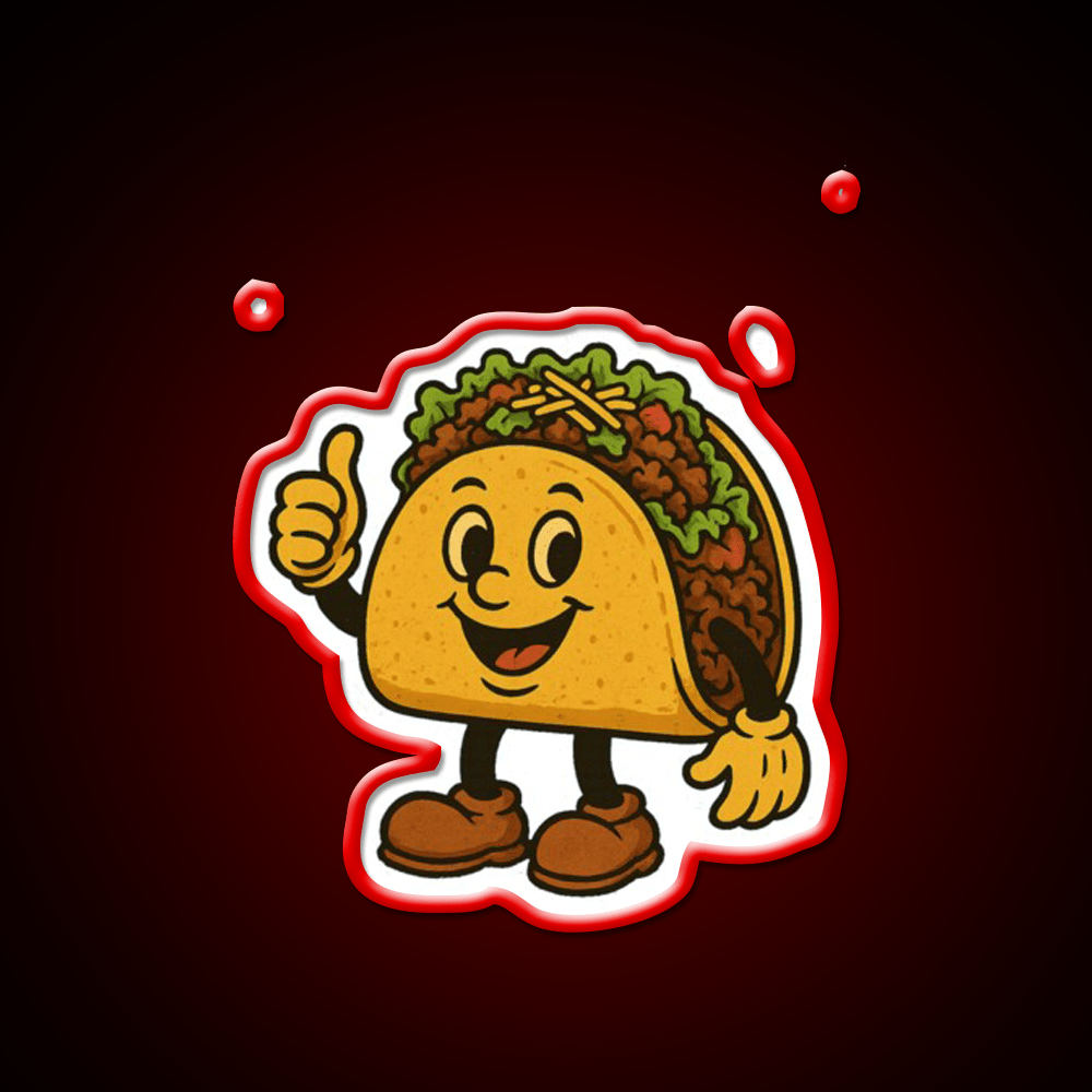 Tacotaco Led Neon Sign Mexican Food Sign Rgb Color - Shineneon