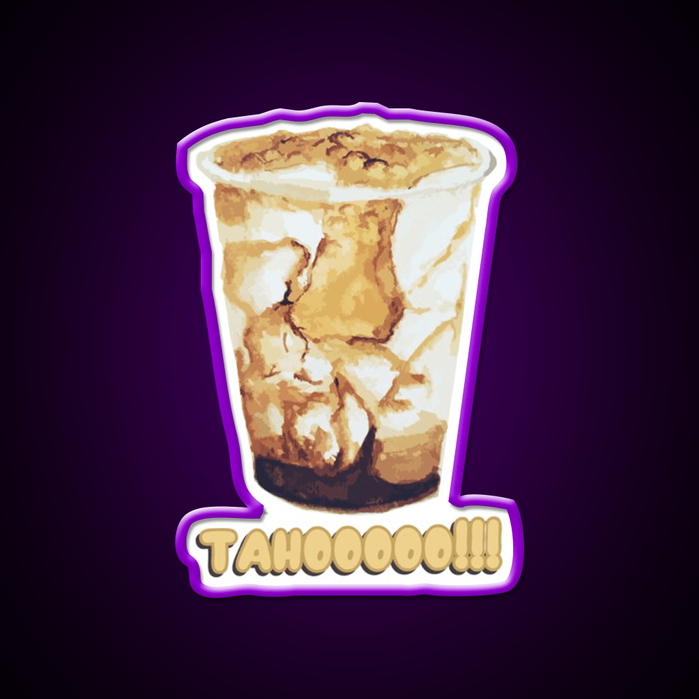 Taho Filipino Snack Food Led Neon Sign Rgb Color - Shineneon