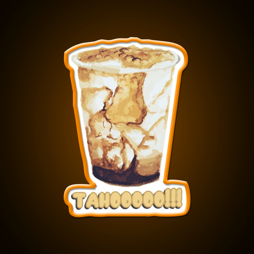 Taho Filipino Snack Food Led Neon Sign Rgb Color - Shineneon