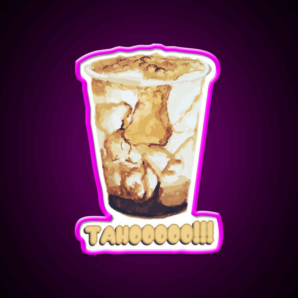 Taho Filipino Snack Food Led Neon Sign Rgb Color - Shineneon