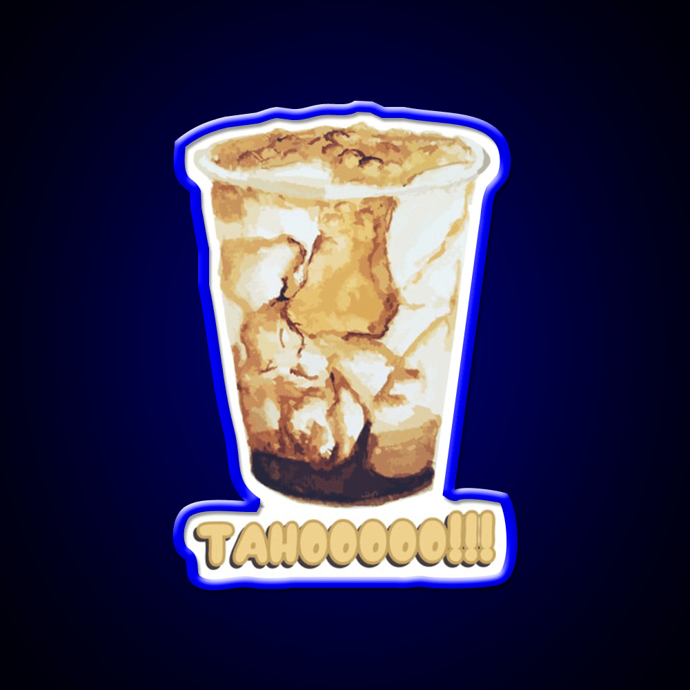 Taho Filipino Snack Food Led Neon Sign Rgb Color - Shineneon