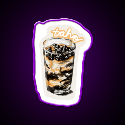 Taho Snack Food Led Neon Sign Rgb Color - Shineneon