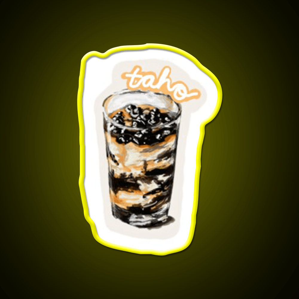 Taho Snack Food Led Neon Sign Rgb Color - Shineneon