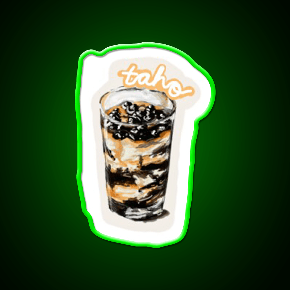 Taho Snack Food Led Neon Sign Rgb Color - Shineneon