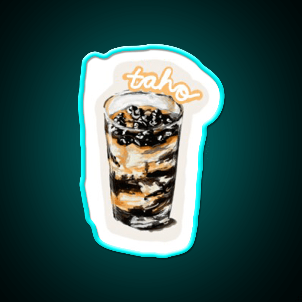 Taho Snack Food Led Neon Sign Rgb Color - Shineneon