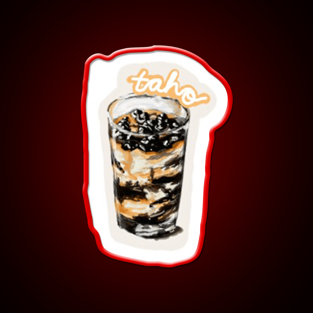 Taho Snack Food Led Neon Sign Rgb Color - Shineneon