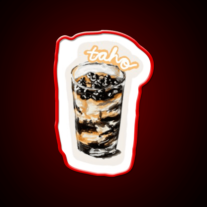 Taho Snack Food Led Neon Sign Rgb Color - Shineneon