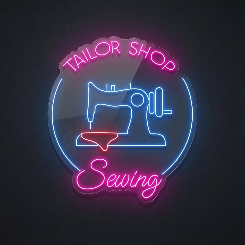 Tailor Shop Sewing Wall Decor LED Neon Sign - Shineneon