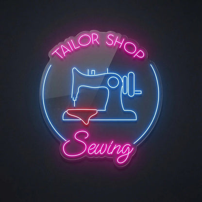 Tailor Shop Sewing Wall Decor LED Neon Sign - Shineneon