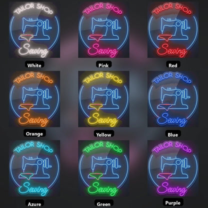 Tailor Shop Sewing Wall Decor LED Neon Sign - Shineneon