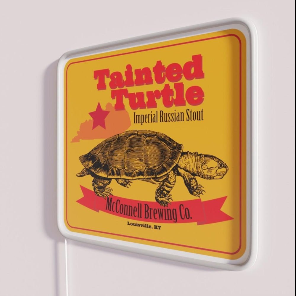 Tainted Turtle Mcconnell Brewing Kentucky Rgb Led Neon Sign - Shineneon