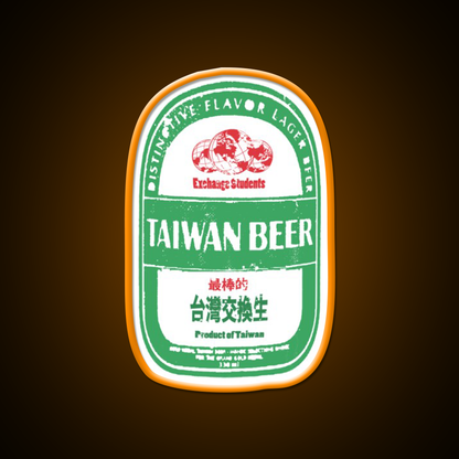Taiwanese Beer Exchange Student Beer Bar Decor Led Neon Sign Rgb Color - LED neon sign view 6
