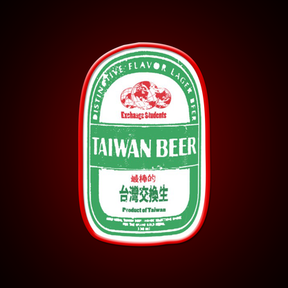 Taiwanese Beer Exchange Student Beer Bar Decor Led Neon Sign Rgb Color - LED neon sign view 10
