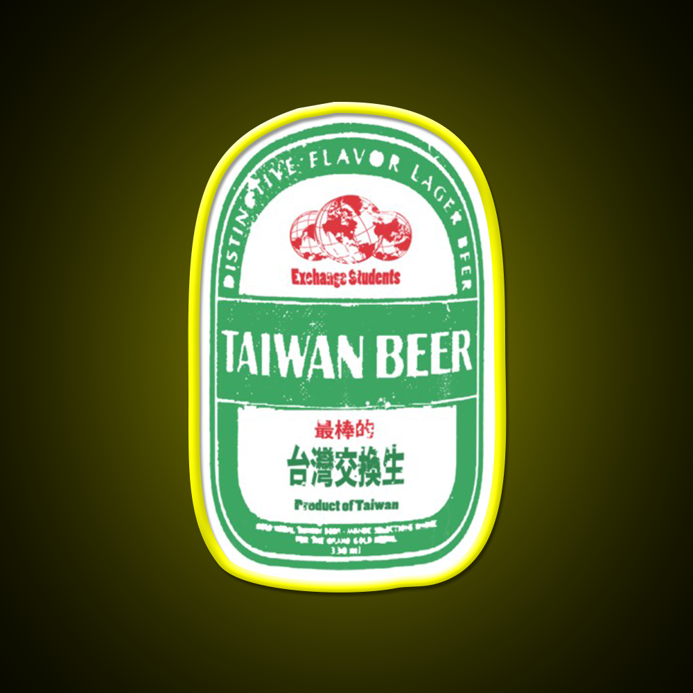 Taiwanese Beer Exchange Student Beer Bar Decor Led Neon Sign Rgb Color - LED neon sign view 7