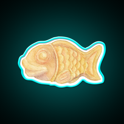 Taiyaki Asian Cultural Led Neon Sign Rgb Color - Size and dimension reference