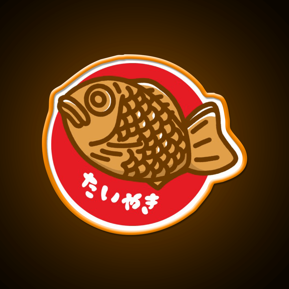 Taiyaki Snack Food Led Neon Sign Rgb Color - Shineneon