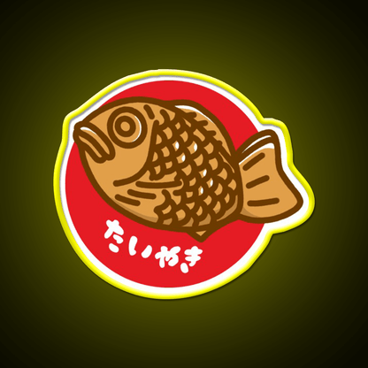 Taiyaki Snack Food Led Neon Sign Rgb Color - Shineneon