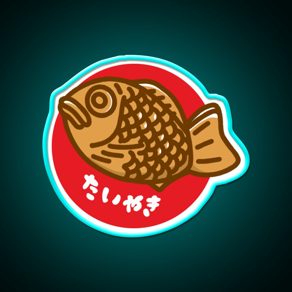 Taiyaki Snack Food Led Neon Sign Rgb Color - Shineneon