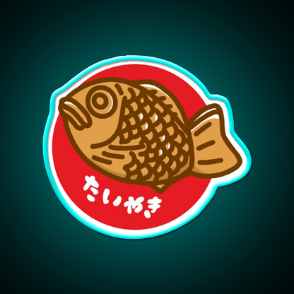 Taiyaki Snack Food Led Neon Sign Rgb Color - Shineneon