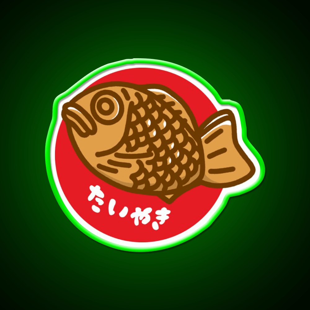 Taiyaki Snack Food Led Neon Sign Rgb Color - Shineneon