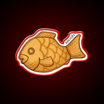 Taiyaki The Baked Fish Shaped Pastry Snack Food Led Neon Sign Rgb Color - Shineneon
